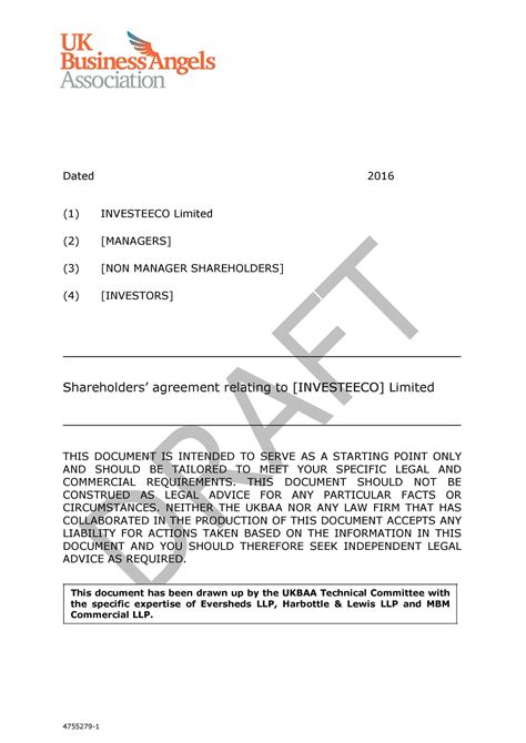 Breach of Shareholders' Agreement