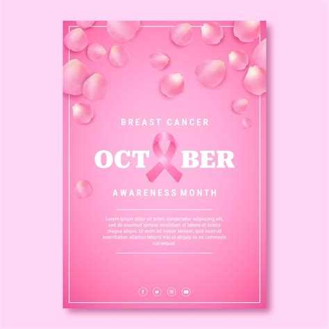 Breast Cancer Flyer Template Free