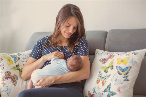Breastfeeding from mother