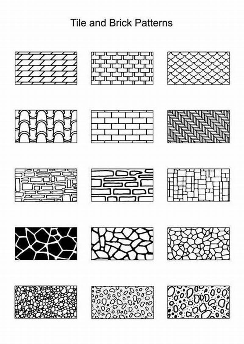 Brick Pattern Drawing