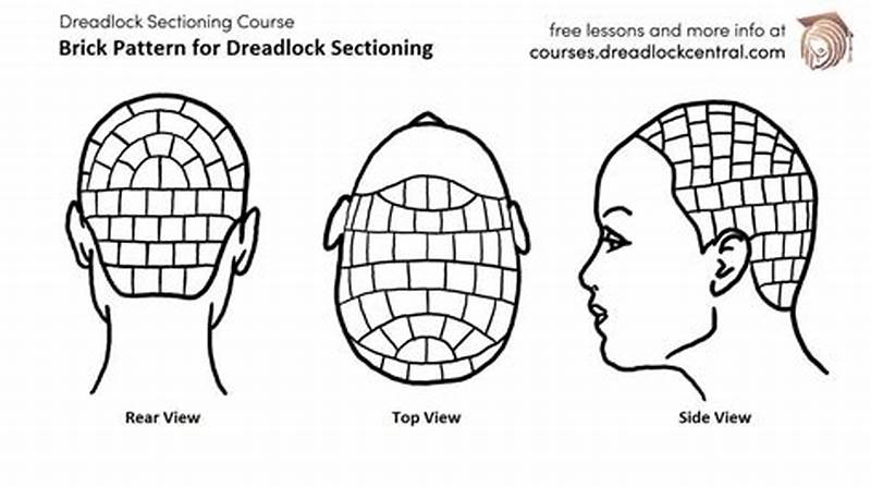 Brick Pattern Dreadlocks