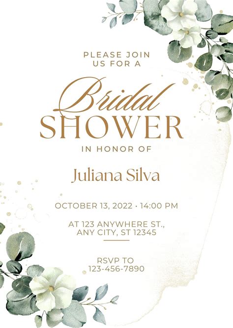 Bridal Shower Invitation Wording Templates