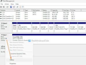 Bring Online Disk Management