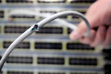 Broken internet cable