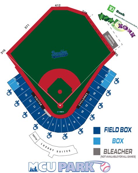 Brooklyn Cyclones Seating Chart