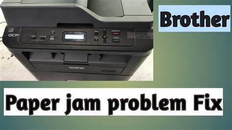 Brother printer paper jam fix