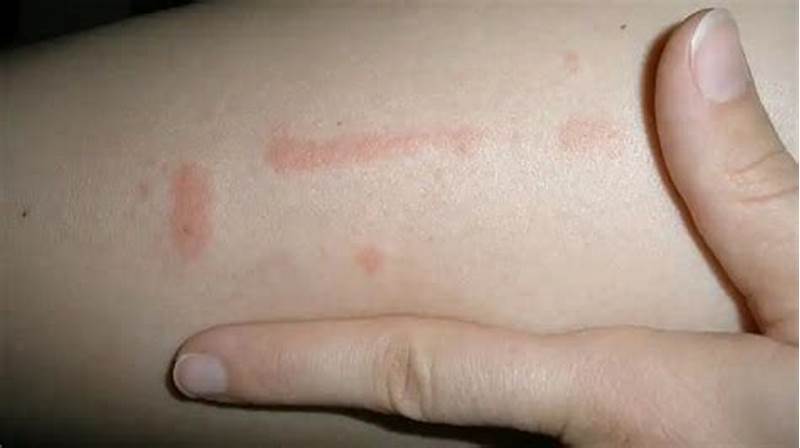 Bug Bites In A Line Pattern