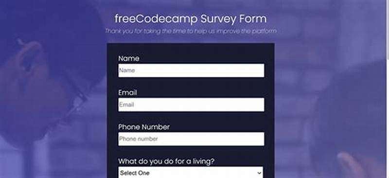Build A Survey Form Freecodecamp Solution