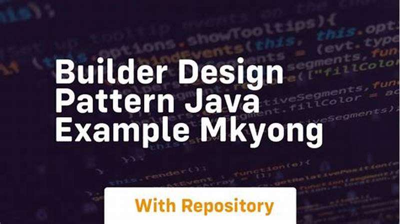 Builder Design Pattern Java Example Mkyong
