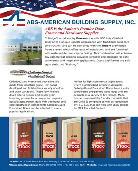 Building Supply Catalog