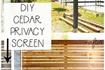 Building a Privacy Screen
