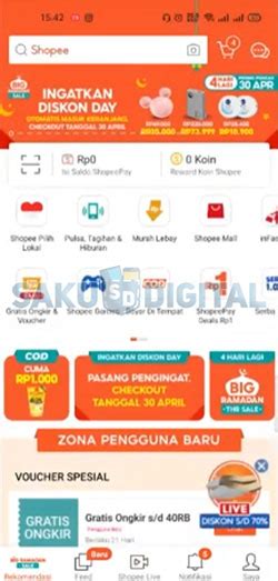Buka Aplikasi Shopee