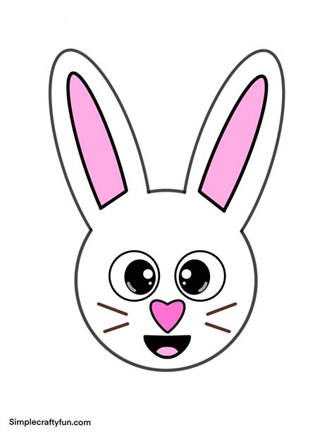 Bunny Face Printable