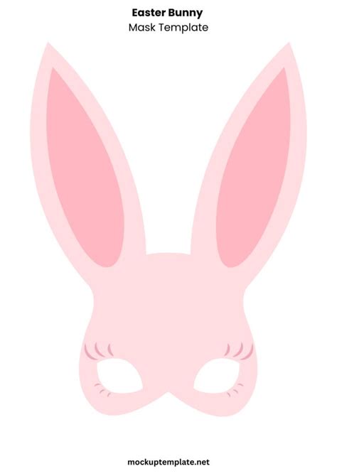 Bunny Mask Template