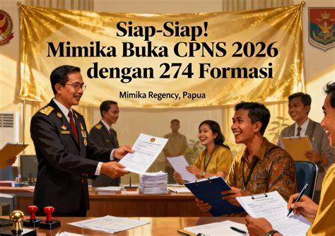 Bupati Mimika Angkat CPNS