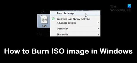 Burning ISO Image