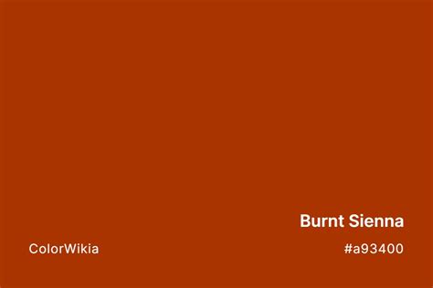 Burnt Sienna Color