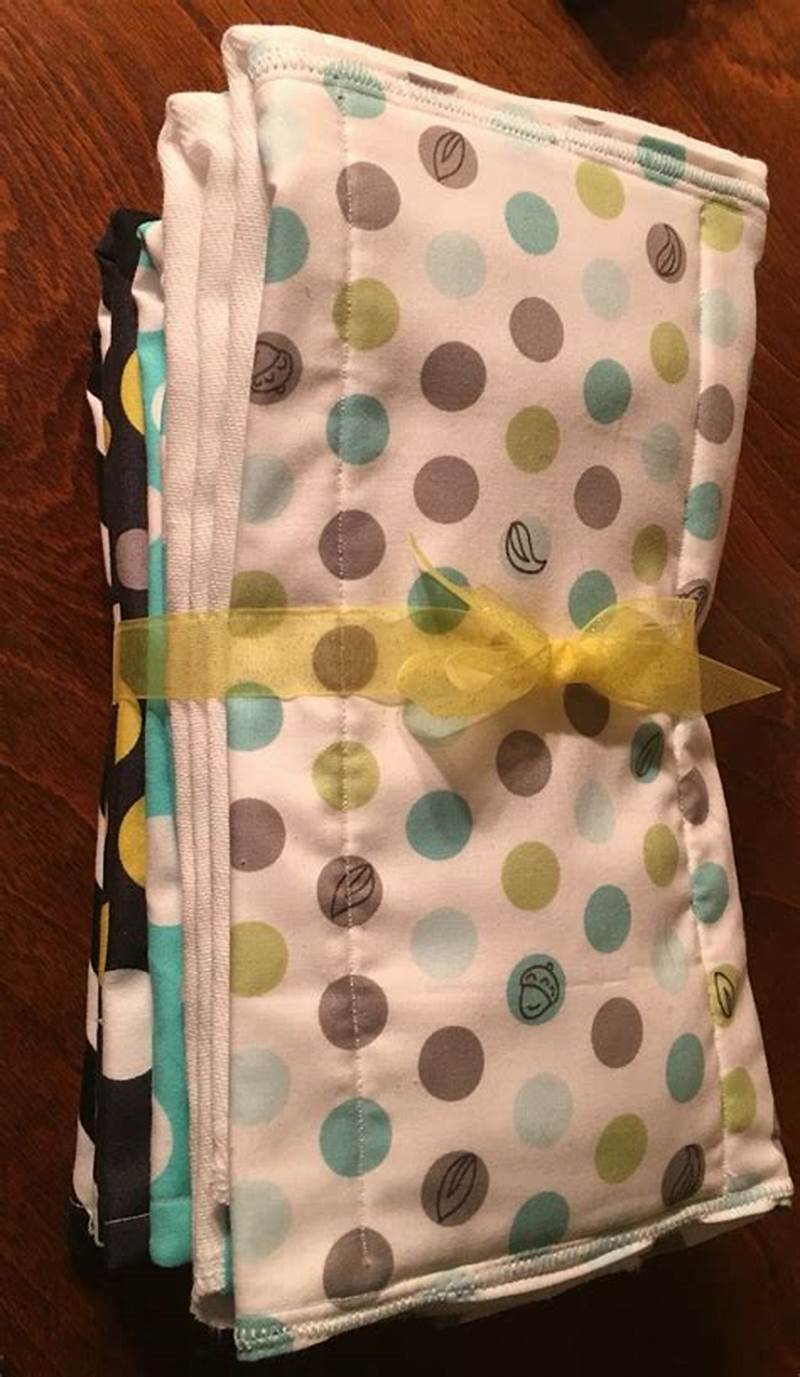 Burp Cloth Pattern Using Diapers