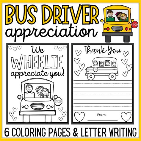 Bus Driver Thank You Printable