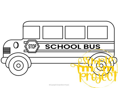 Bus Template For Preschool
