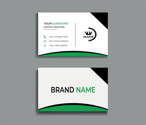 Business Card Blank Template