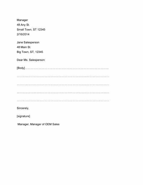 New letter template form 106