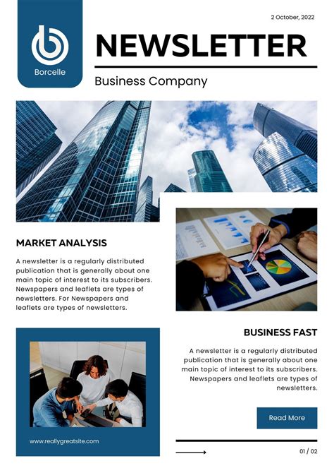 Business Newsletter Template