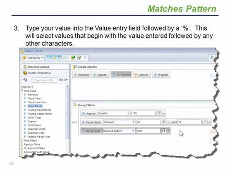 Business Objects Matches Pattern For Multiple Values