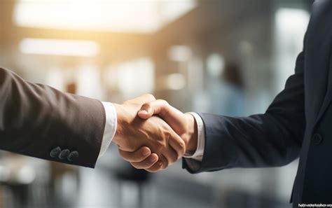 Business transaction handshake
