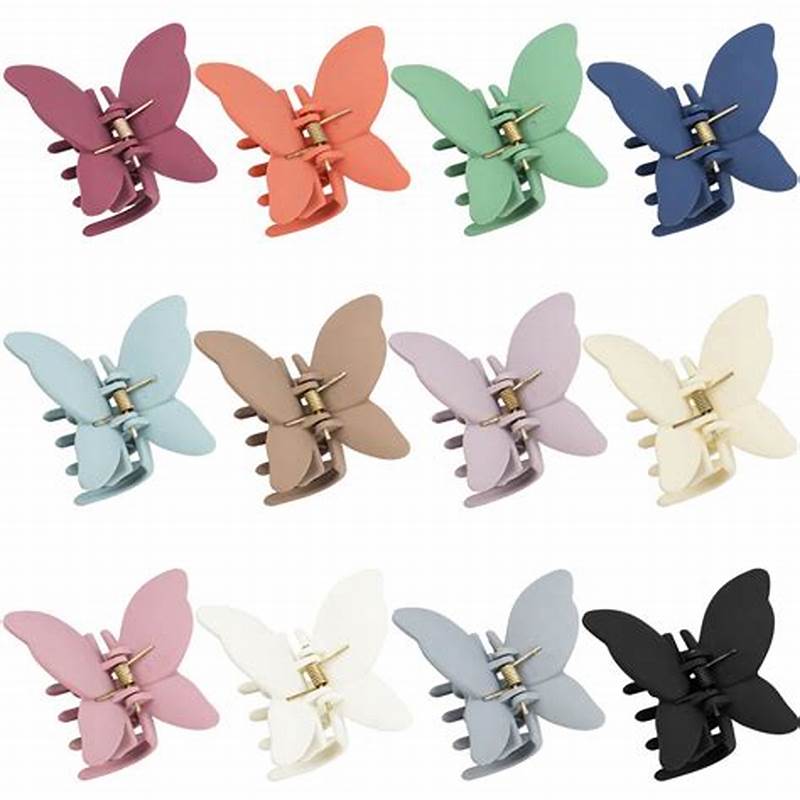 Butterfly Pattern Hair Clips