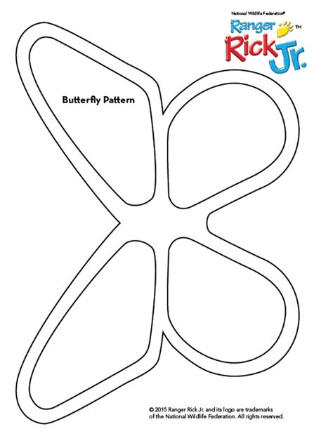 Butterfly Suncatcher Template