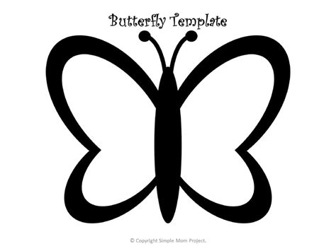 Butterfly Template Large