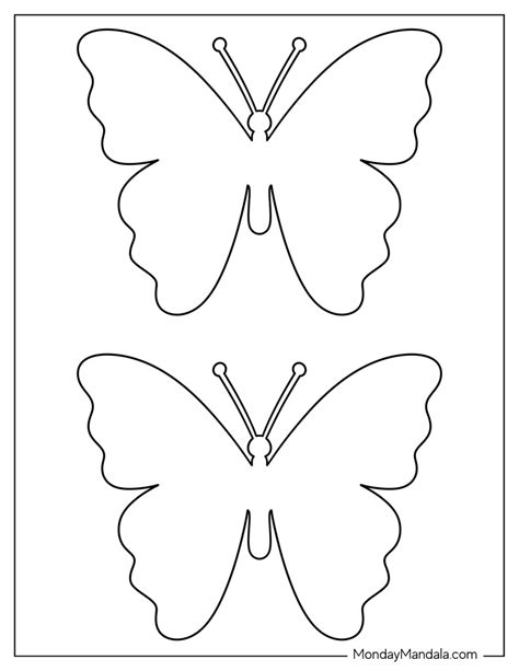 Butterfly Templates To Print