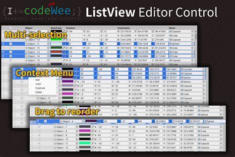 ListView with ComboBox Editor