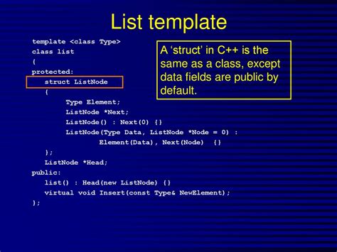 C++ Template Struct