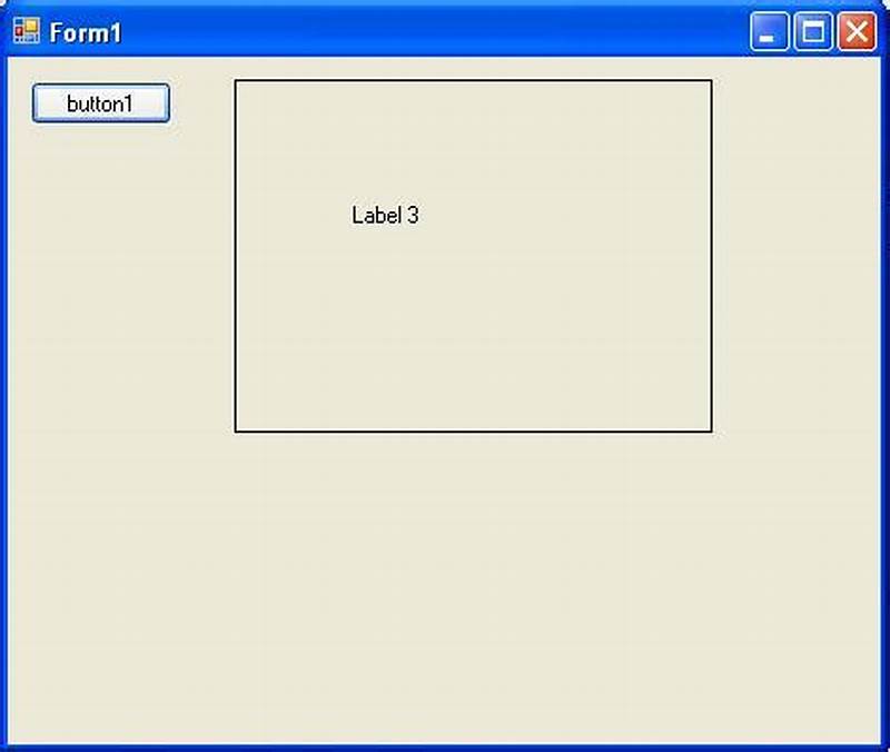 C  Add Control To Form Programmatically