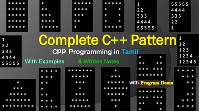C Pattern Programs With Solutions
