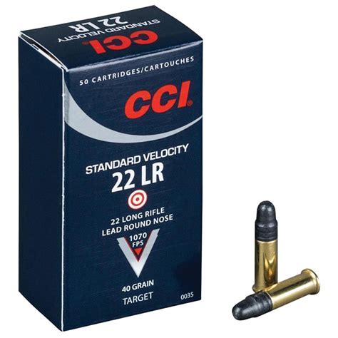 CCI .22 Cal Standard Velocity Ammo