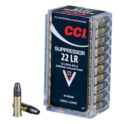 CCI .22 Suppressor Ammo
