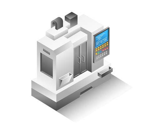 CNC machine illustration
