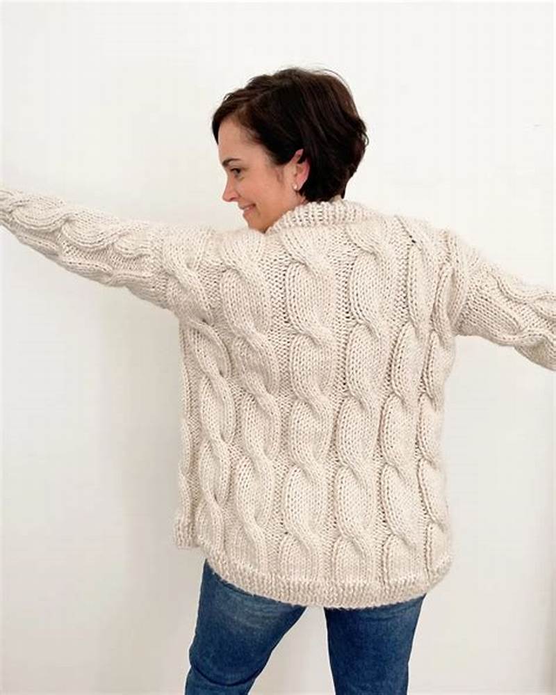 Cable Pattern Sweater
