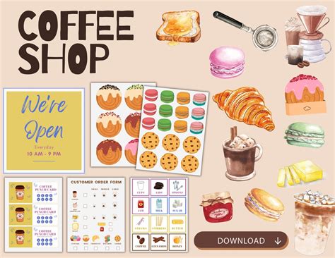 Cafe Printables
