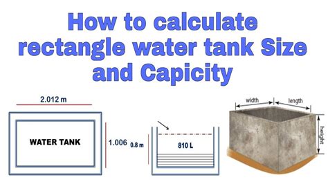 Calculate the required tank size