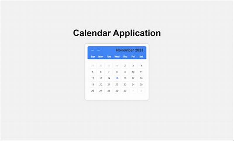 Calendar Application In Android Source Code