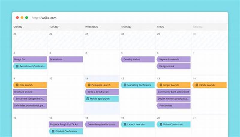 Calendar For Task Management