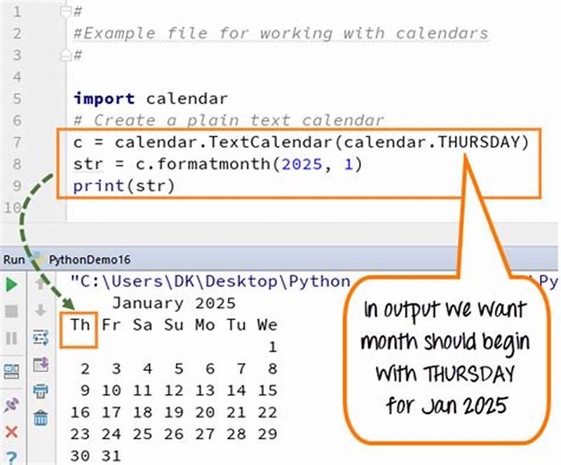 Calendar In Python