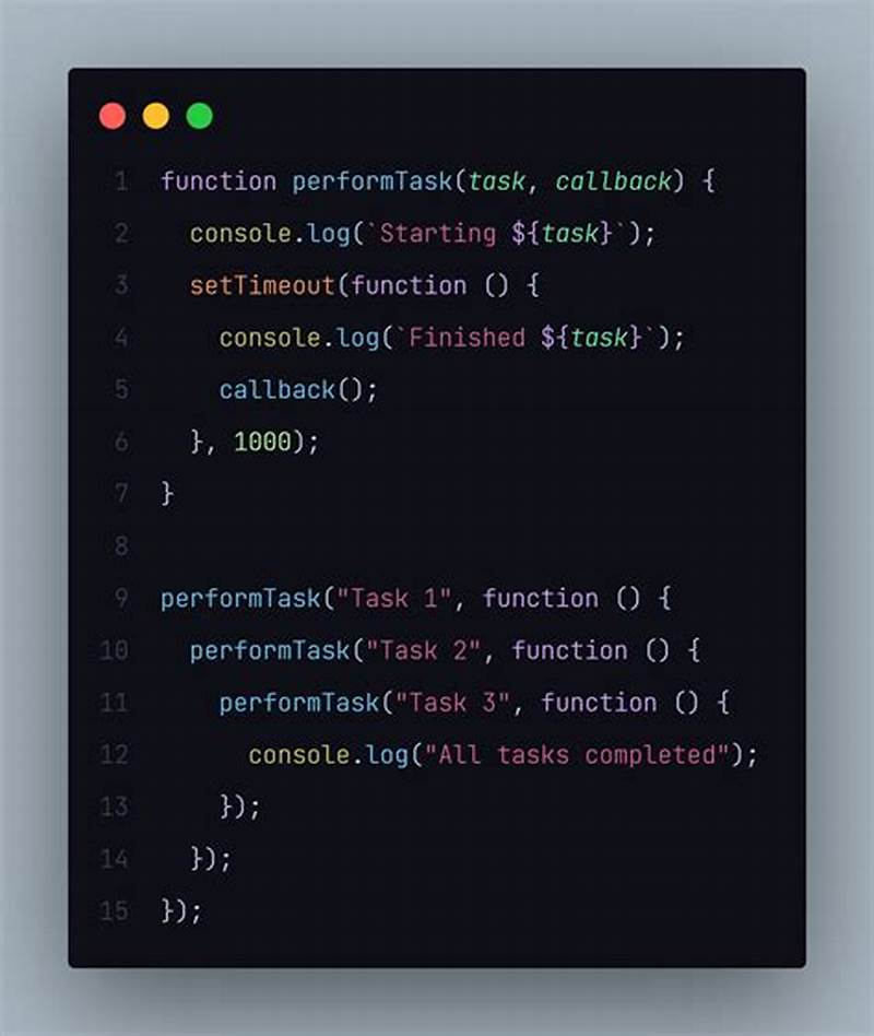 Callback Pattern Js