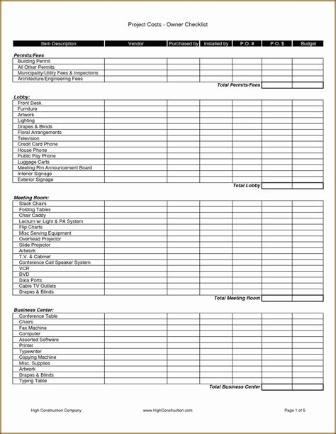 Cam Reconciliation Excel Template