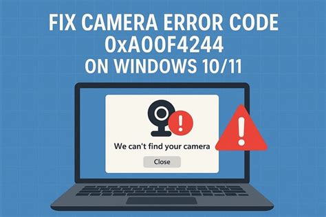 Understanding the Causes of Error 0xa00f4244