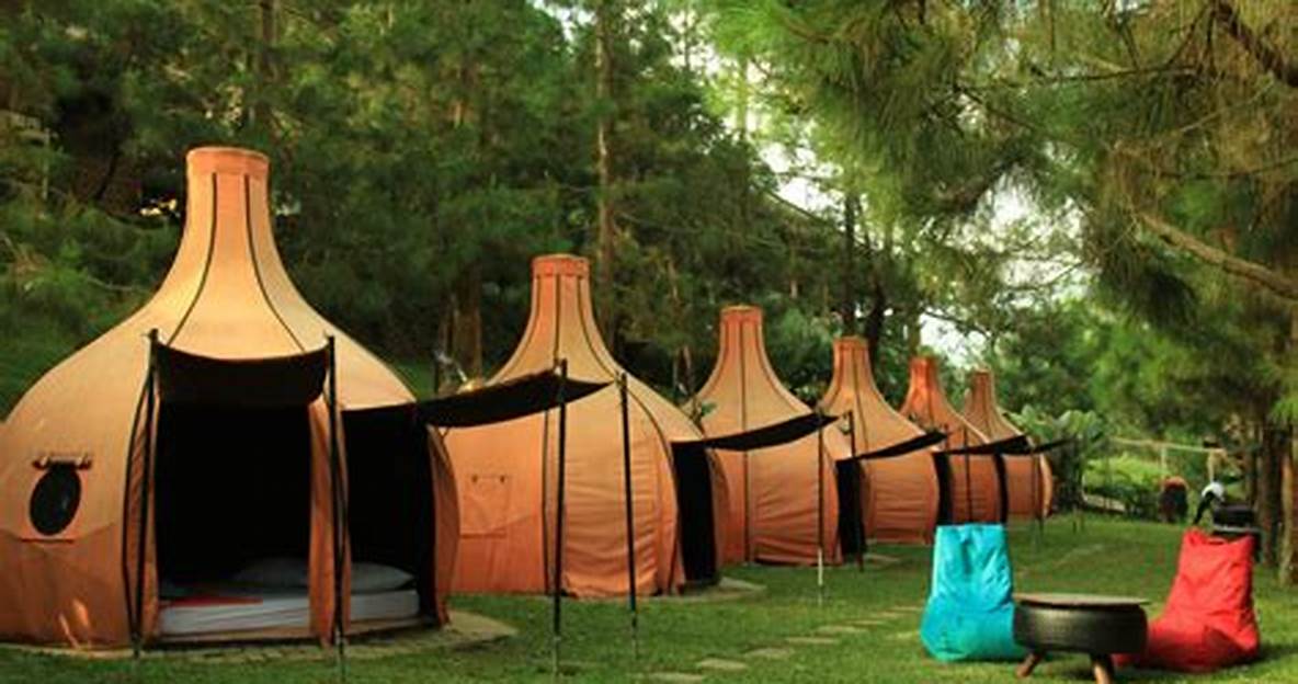 Camping di The Lodge Maribaya